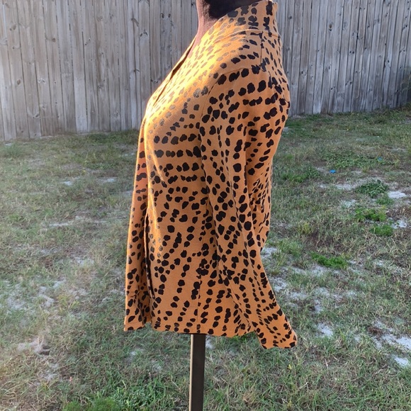 ISAAC MIZRAHI Leopard Pullover Sweater S - Picture 5 of 6